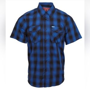 Dixxon “City Gardens” men’s size XL short sleeve Bamboo Shirt.